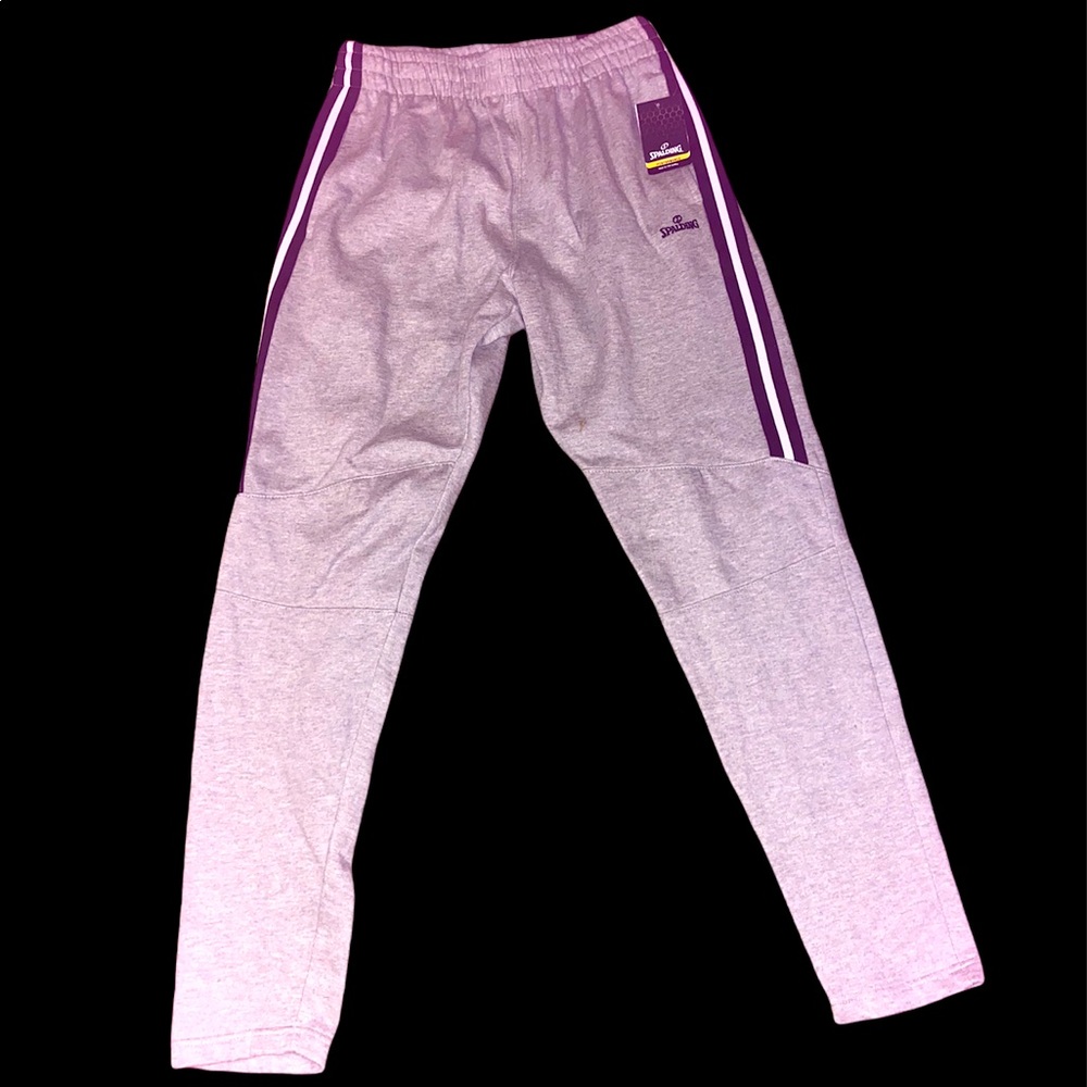 Gray and Black Spalding Joggers. New with Tags